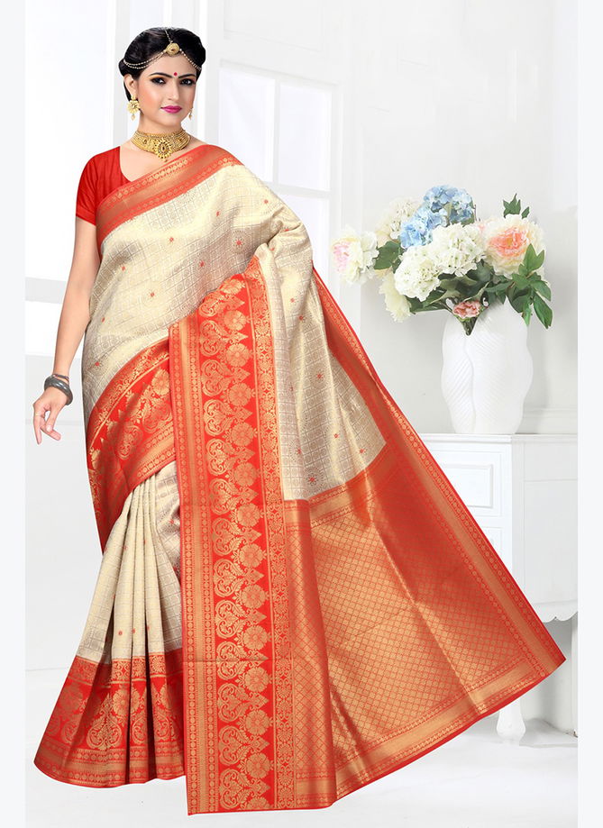 Kasturi Art Silk Party wear Designer Saree Collection 